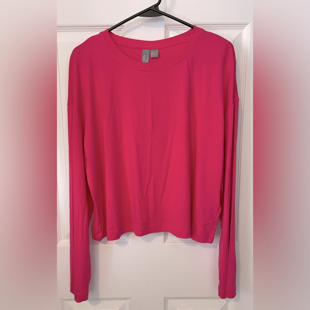 SWEATY BETTY Essential Crop Long Sleeve T-Shirt Size 8 (M)